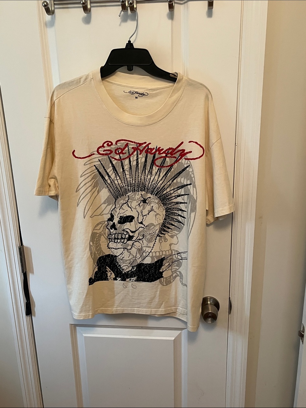 Ed Hardy Mohawk Rhinestone NWT Tee 🔥